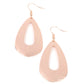 Hand It OVAL! Rose Gold Earring - Paparazzi Accessories