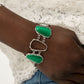 Yacht Club Couture Green Bracelet - Paparazzi Accessories