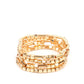 Metro Material Gold Bracelet - Paparazzi Accessories