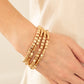 Metro Material Gold Bracelet - Paparazzi Accessories