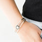 Borderline Borderland White Bracelet - Paparazzi Accessories