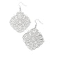Dubai Detour Silver Earring - Paparazzi Accessories