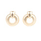 Industrial Innovator Gold Clip-On Earring - Paparazzi Accessories