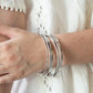 Lock, STACK, and Barrel Purple Bracelet - Paparazzi Accessories