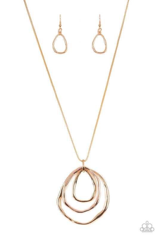 Revamped Relic Gold Necklace - Paparazzi Accessories