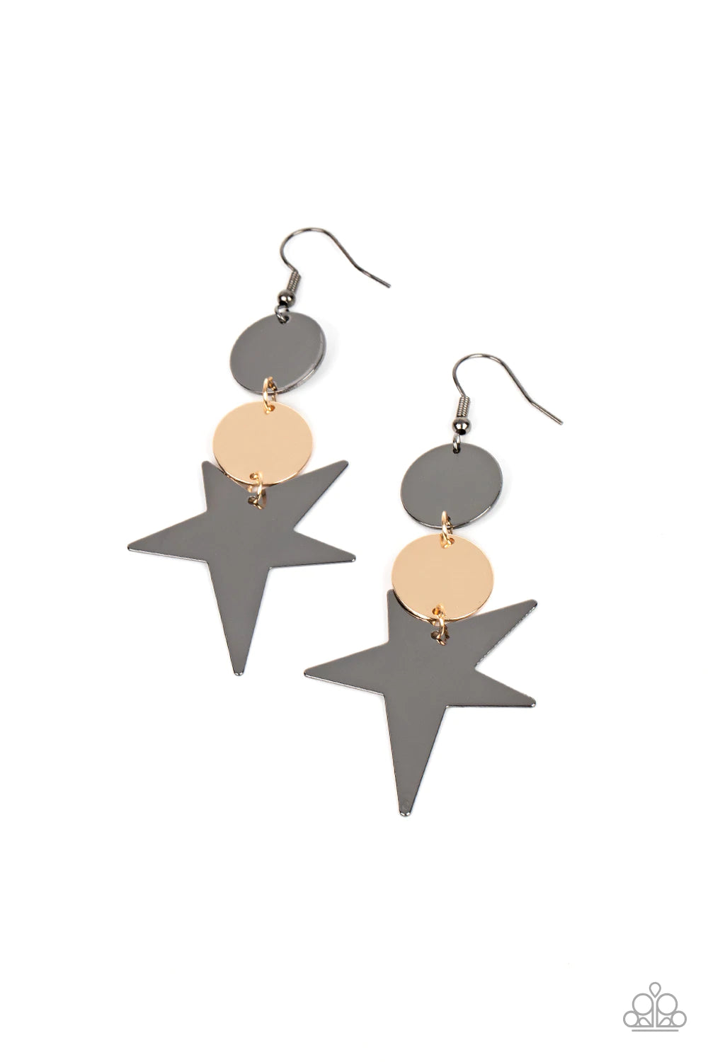 Star Bizarre Multi Color Earring - Paparazzi Accessories