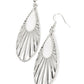 WING-A-Ding-Ding White Earring - Paparazzi Accessories
