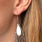 WING-A-Ding-Ding White Earring - Paparazzi Accessories