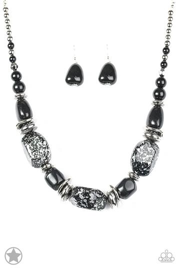 In Good Glazes Black Necklace ~ Paparazzi Accessories