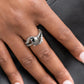 Blockbuster Boom Silver Ring - Paparazzi Accessories