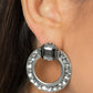 Smoldering Scintillation Silver Post Earring - Paparazzi Accessories