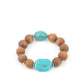Abundantly Artisan Blue Bracelet - Paparazzi Accessories