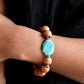 Abundantly Artisan Blue Bracelet - Paparazzi Accessories
