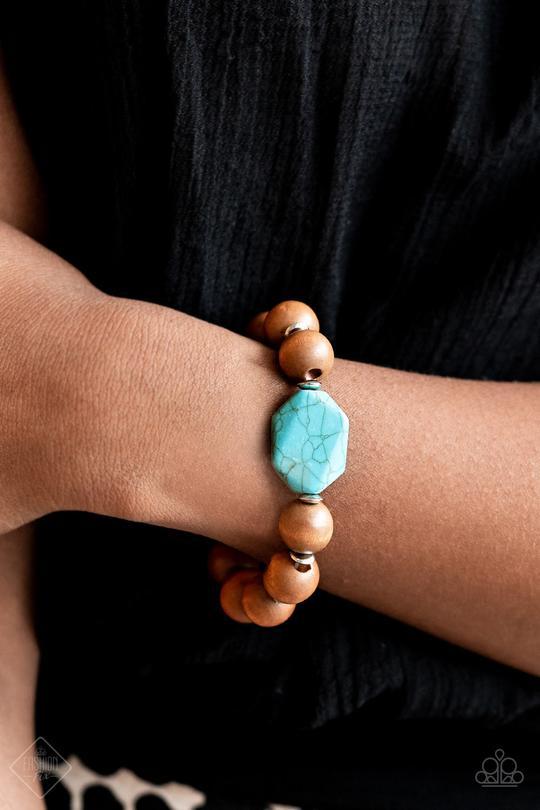 Abundantly Artisan Blue Bracelet - Paparazzi Accessories