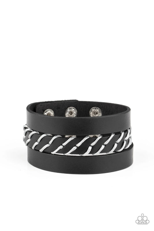Backroad Bounty Black Urban Bracelet ~ Paparazzi Accessories