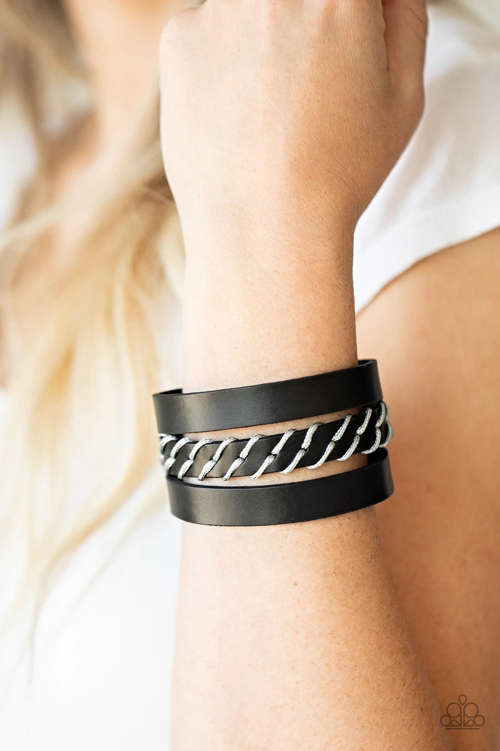 Backroad Bounty Black Urban Bracelet ~ Paparazzi Accessories