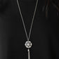 Fine Florals Silver Necklace - Paparazzi Accessories