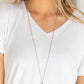 Inde-PENDANT Idol Pink Necklace ~ Paparazzi Accessories