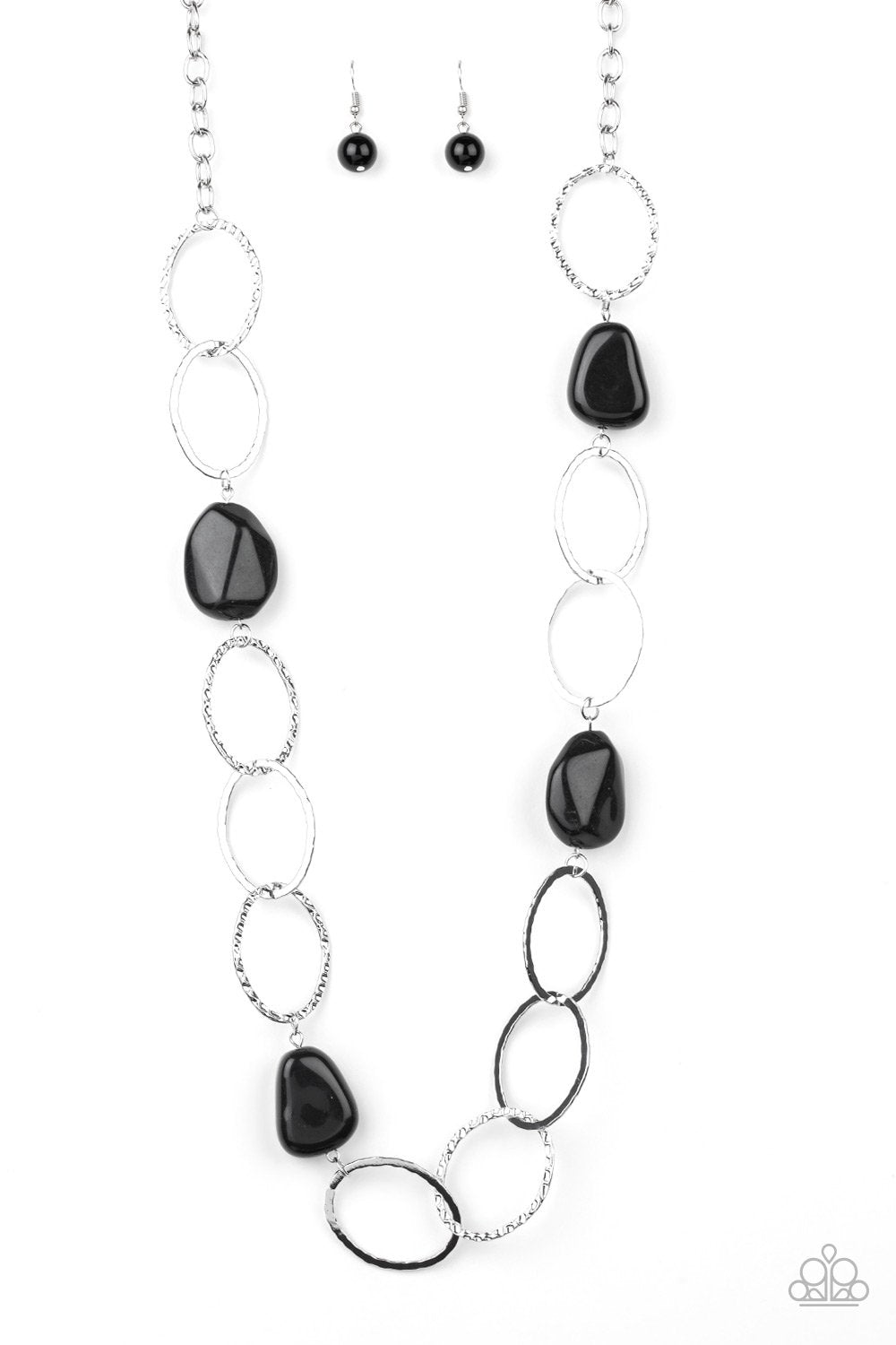 Modern Day Malibu Black Necklace ~ Paparazzi Accessories