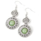 Ocean Orchard Green Earring - Paparazzi Accessories
