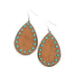 Rustic Refuge Blue Earring - Paparazzi Accessories