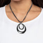 Suburban Storm Black Necklace - Paparazzi Accessories