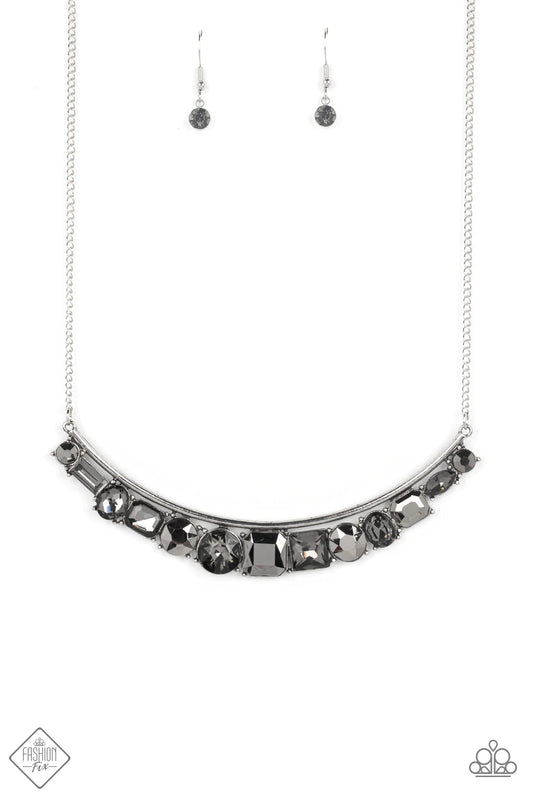 The Only SMOKE-SHOW in Town Silver Necklace - Paparazzi Accessories
