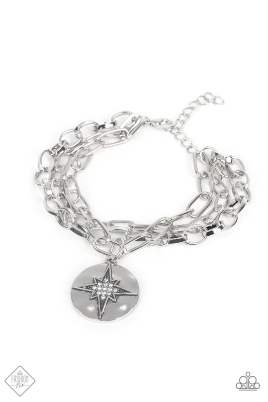True North Twinkle White Bracelet - Paparazzi Accessories