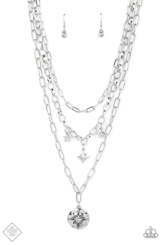 Under the Northern Lights White Necklace - Paparazzi Accessories