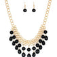 5th Avenue Fleek Black Necklace ~ Paparazzi Accessories