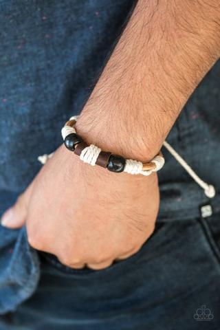 Back In The Backwoods Black Urban Bracelet ~ Paparazzi Accessories