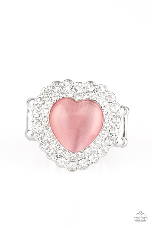 Lovely Luster Pink Ring ~ Paparazzi Accessories