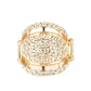 The Seven-FIGURE Itch Gold Ring ~ Paparazzi Accessories