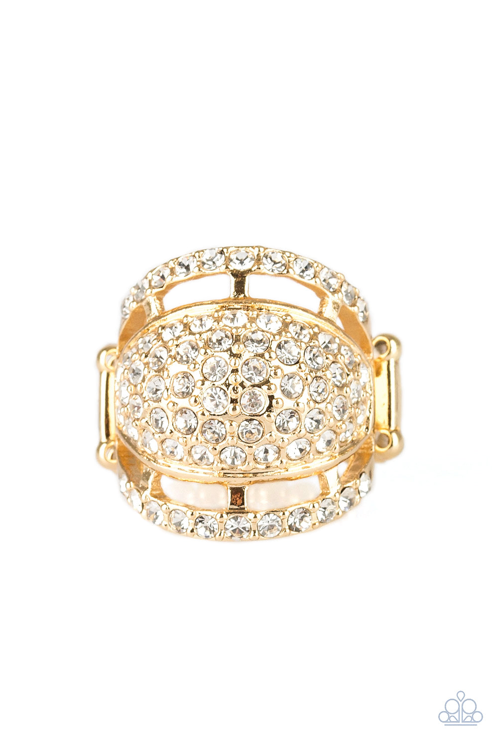 The Seven-FIGURE Itch Gold Ring ~ Paparazzi Accessories