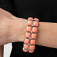 Double The DIVA-ttitude Orange Bracelet - Paparazzi Accessories