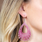 Flamingo Flamenco Pink Earring ~ Paparazzi Accessories