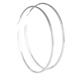 Shimmer Mixer Silver Hoop Earring ~ Paparazzi Accessories