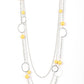 Beachside Babe Yellow Necklace ~ Paparazzi Accessories