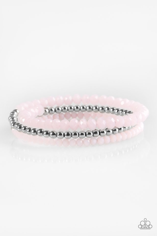 Luminous Luster Pink Bracelet ~ Paparazzi Accessories