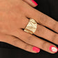 Industrial Indentation Gold Ring ~ Paparazzi Accessories