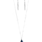 Ultra Sharp Blue Necklace ~ Paparazzi Accessories