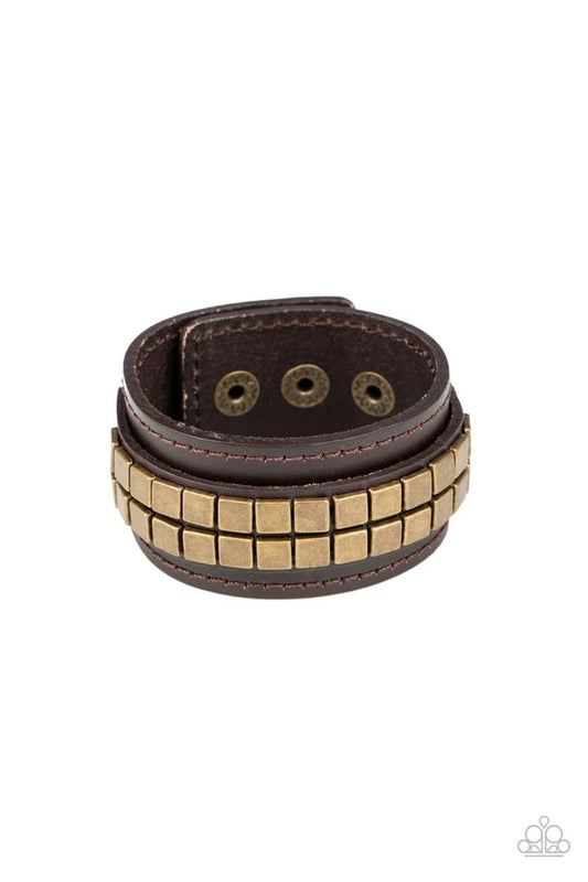 Engine Room Brown Urban Bracelet ~ Paparazzi Accessories