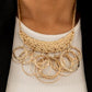 Metro Eclipse Gold Necklace ~ Paparazzi Accessories