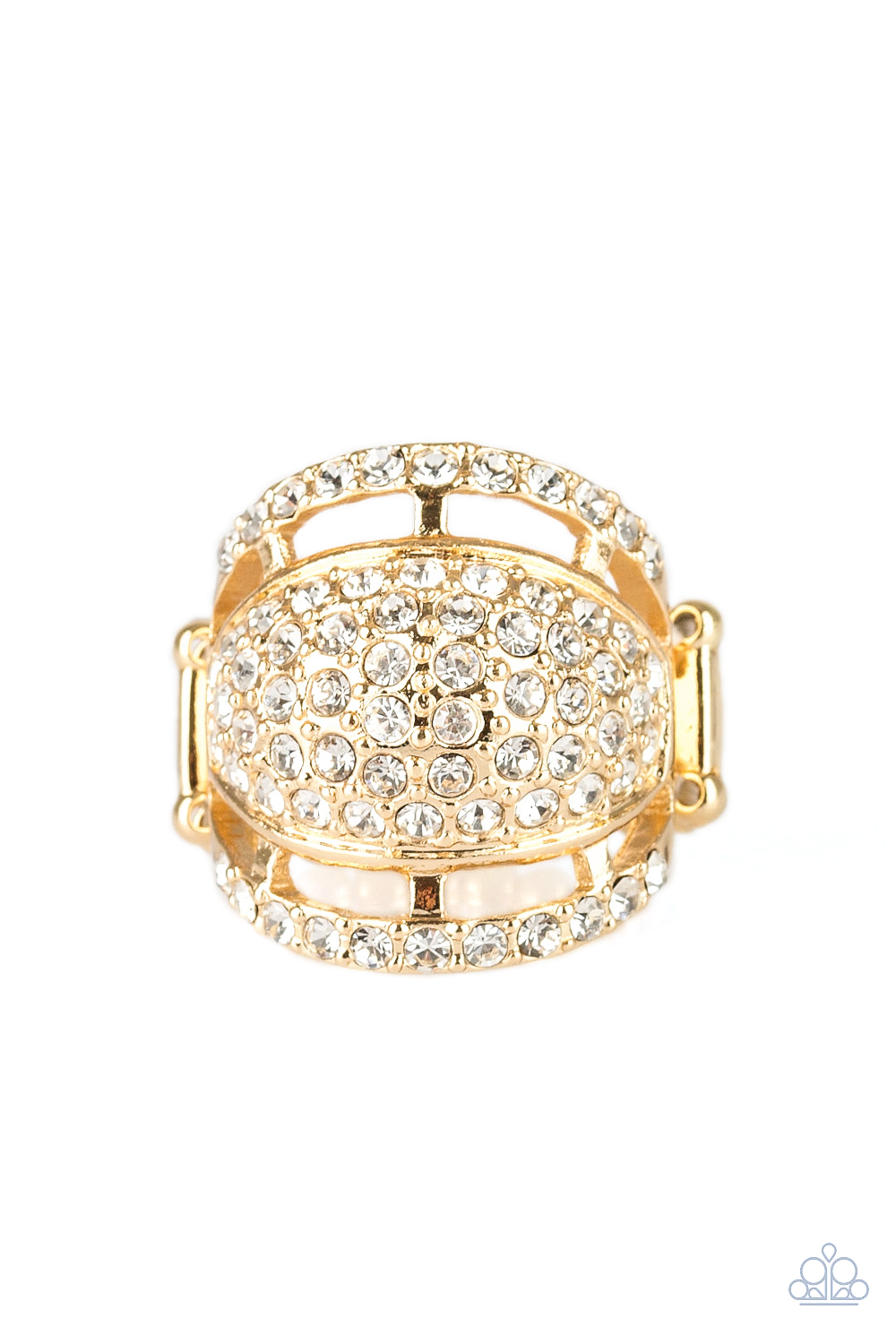 The Seven-FIGURE Itch Gold Ring ~ Paparazzi Accessories