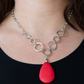 Livin' On A PRAIRIE Red Necklace ~ Paparazzi Accessories