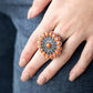 Posy Paradise Orange Ring - Paparazzi Accessories