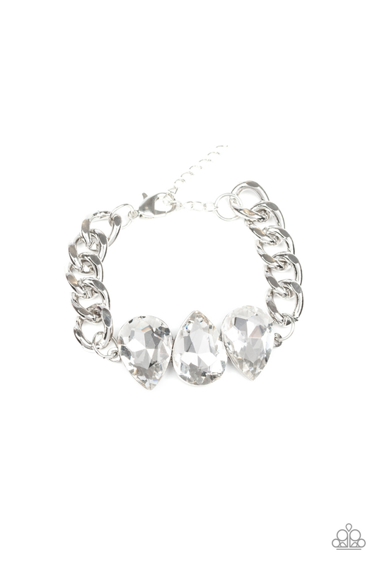 Bring Your Own Bling White Bracelet ~ Paparazzi Accessories