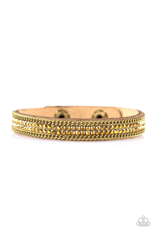 Babe Bling Brass Bracelet ~ Paparazzi Accessories