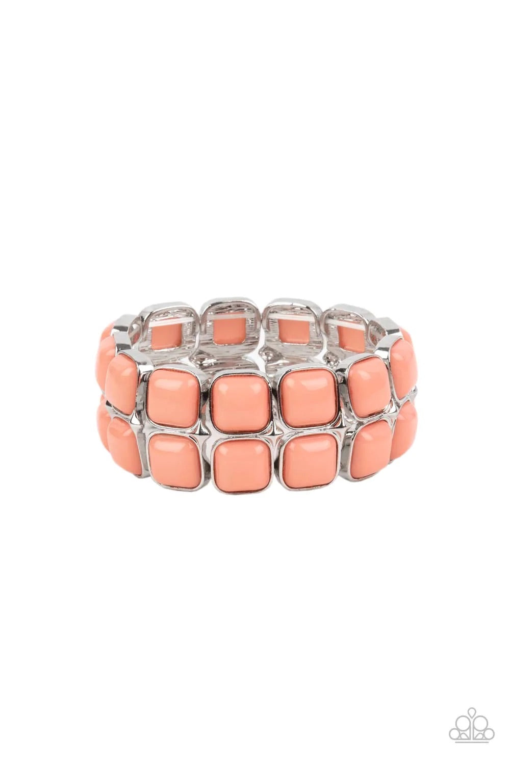 Double The DIVA-ttitude Orange Bracelet - Paparazzi Accessories