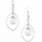 Priceless White Earring ~ Paparazzi Accessories